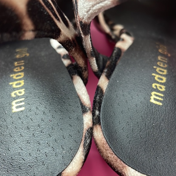 Madden Girl Shoes Madden Girl Leopard Print Heels Poshmark